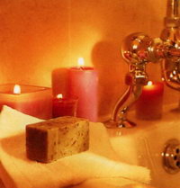 Свечи для расслабляющей ванны